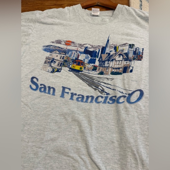 Vintage San Francisco T Shirt Fruit of the Loom Made in USA Size XL - Picture 8 of 12